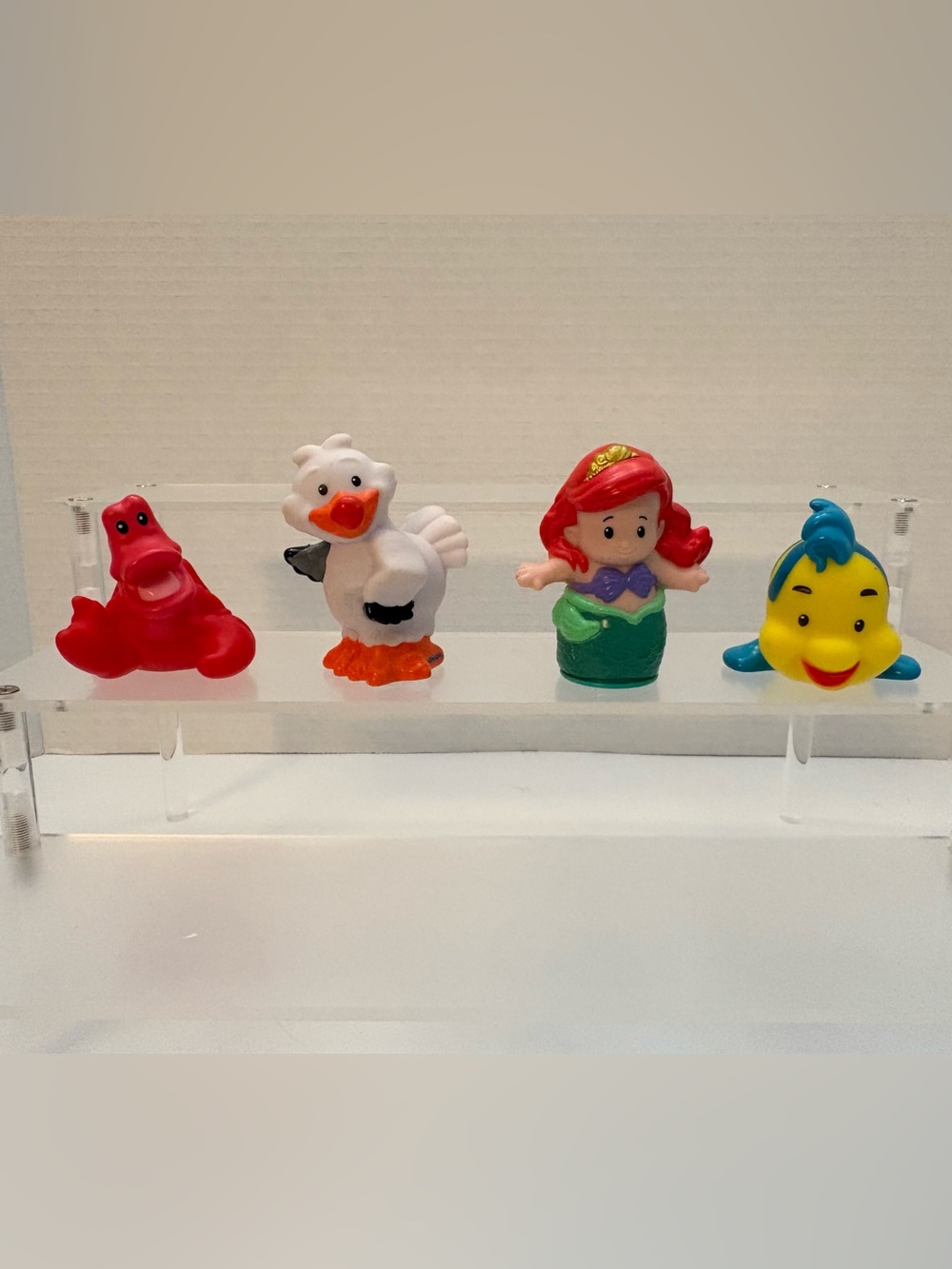 RARE Fisher-Price Little People Disney Ariel & Friends COMPLETE SET